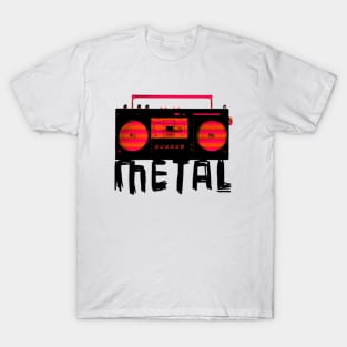 Music Vintage Metal Radio for Metalhead T-Shirt